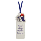 Paddington Bear Flowers Shaped Paper Bookmark with Ribbon - Heritage Of Scotland -