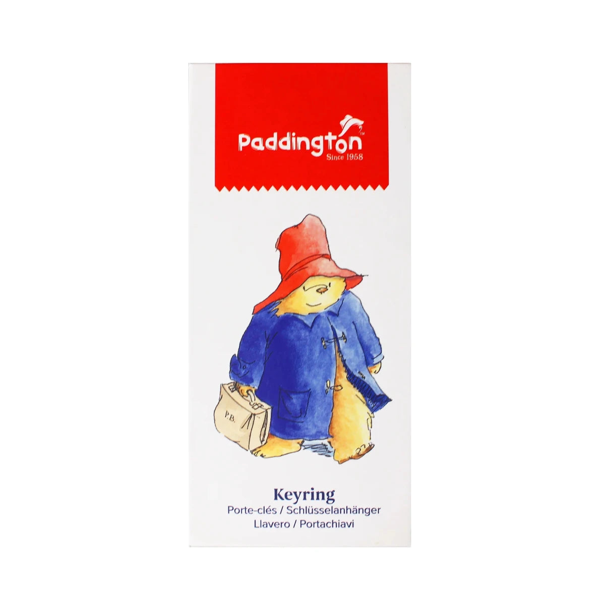 Paddington Bear Gold Luggage Tag Keyring – Boxed - Heritage Of Scotland -