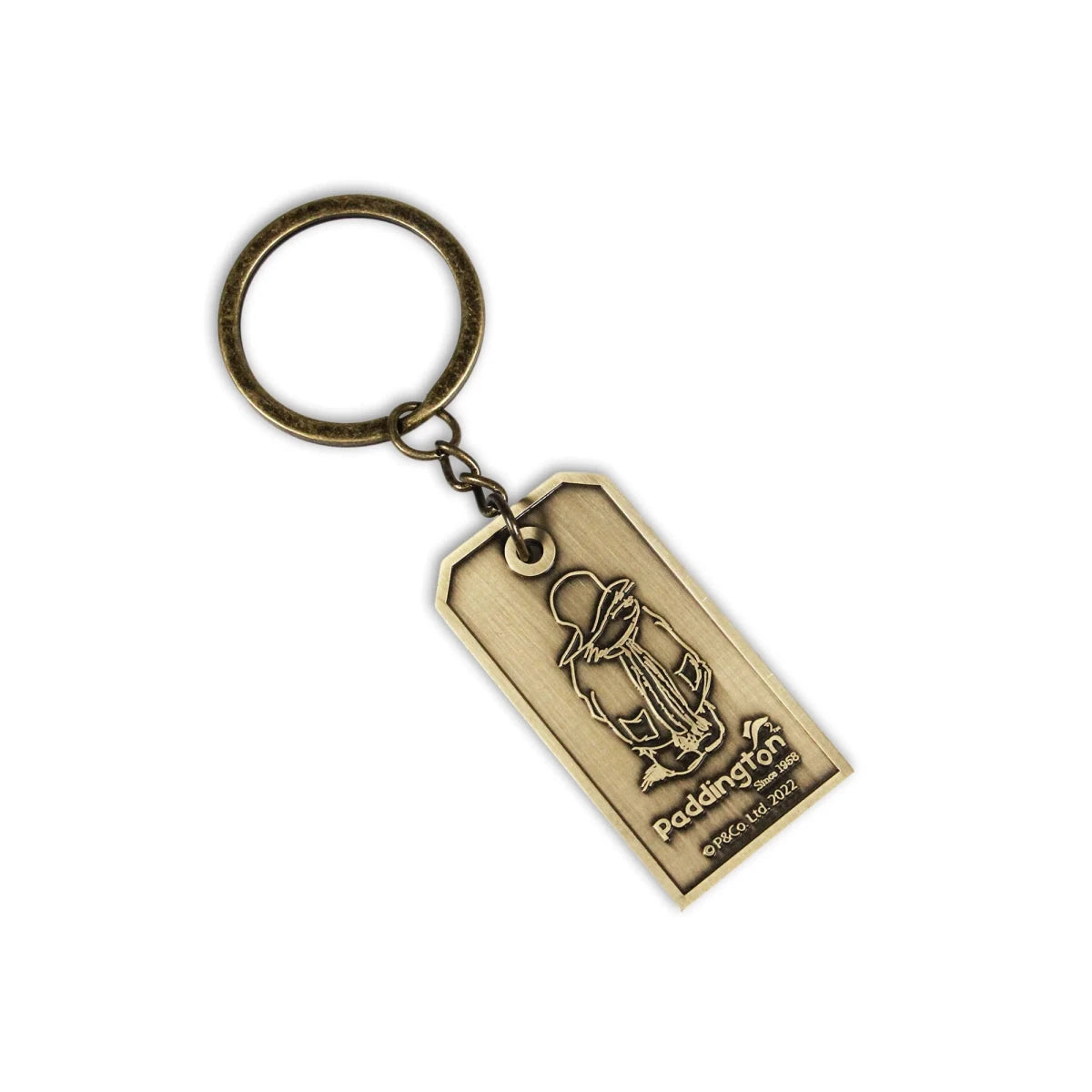 Paddington Bear Gold Luggage Tag Keyring – Boxed - Heritage Of Scotland -