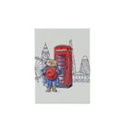 Paddington Bear London Telephone Box Metal Fridge Magnet - Heritage Of Scotland -
