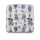 Paddington Bear Repeat Poses Cork-Backed Coaster - Heritage Of Scotland -