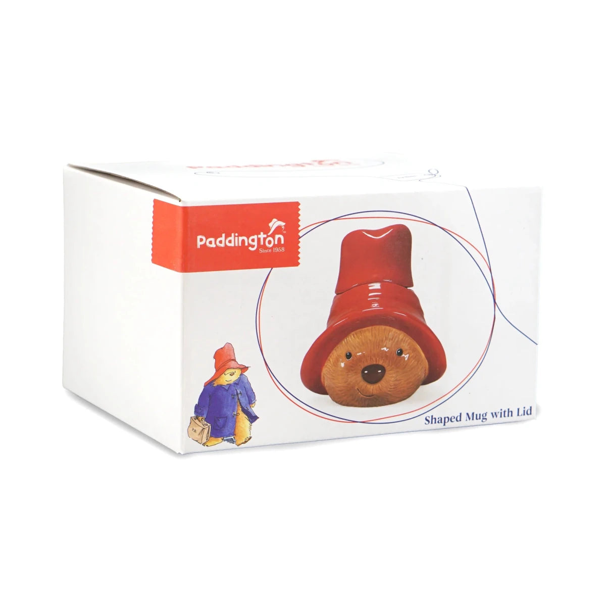 Paddington Bear Shaped Ceramic Mug with Hat Lid – 300ml - Heritage Of Scotland -