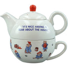 Paddington Bear Tea for One Set – Ceramic Teapot & Cup - Heritage Of Scotland -