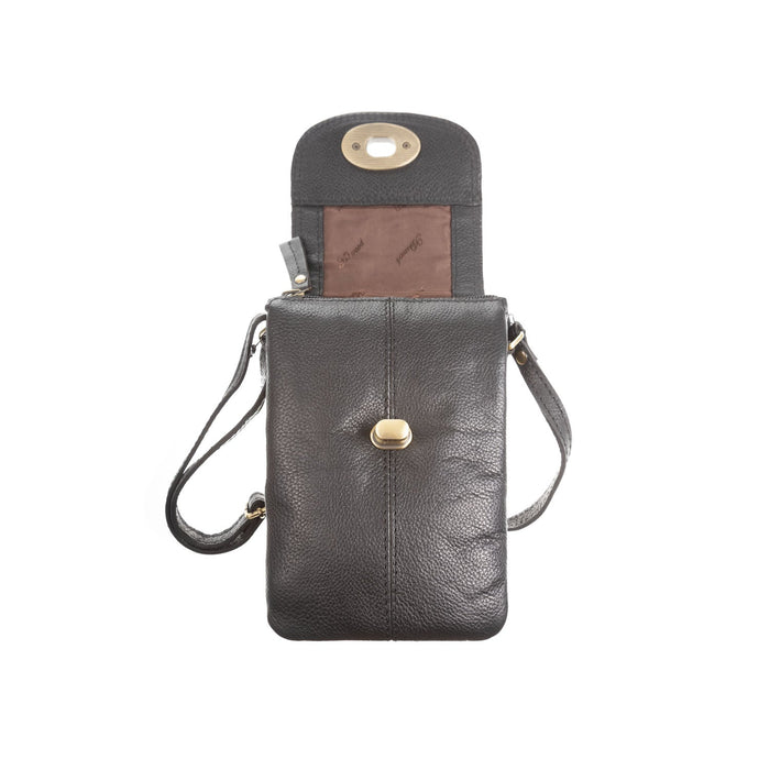 Phone Bag Black - Heritage Of Scotland - BLACK