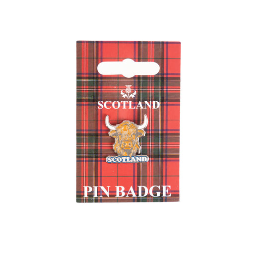 Pin Badges - Highland Cow - Heritage Of Scotland - NA