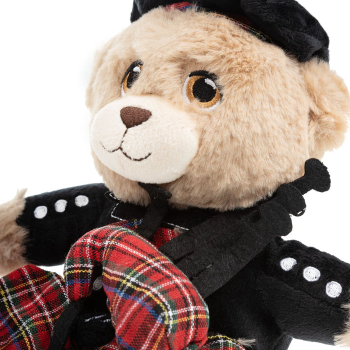 Piper Bear Soft Toy 18Cm - Heritage Of Scotland - NA