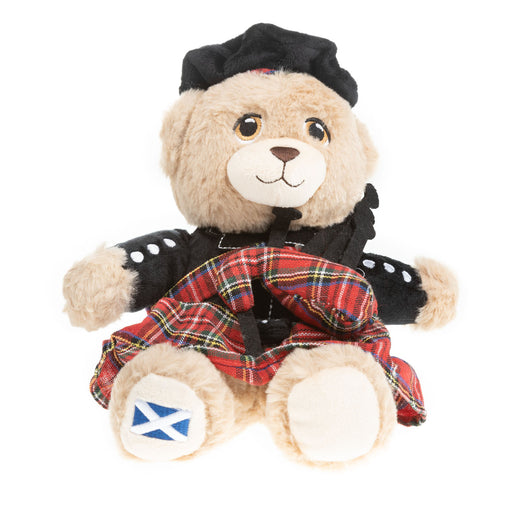 Piper Bear Soft Toy 18Cm - Heritage Of Scotland - NA