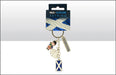 Piper/Westie/Saltire Charm Keyring - Heritage Of Scotland - NA