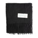 Plain Blanket Scarf Black - Heritage Of Scotland - BLACK