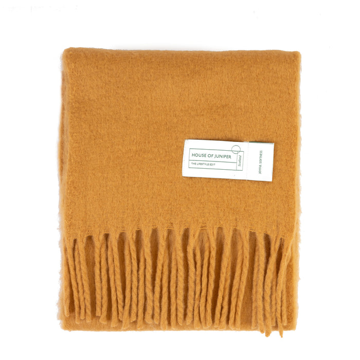 Plain Blanket Scarf Camel - Heritage Of Scotland - CAMEL