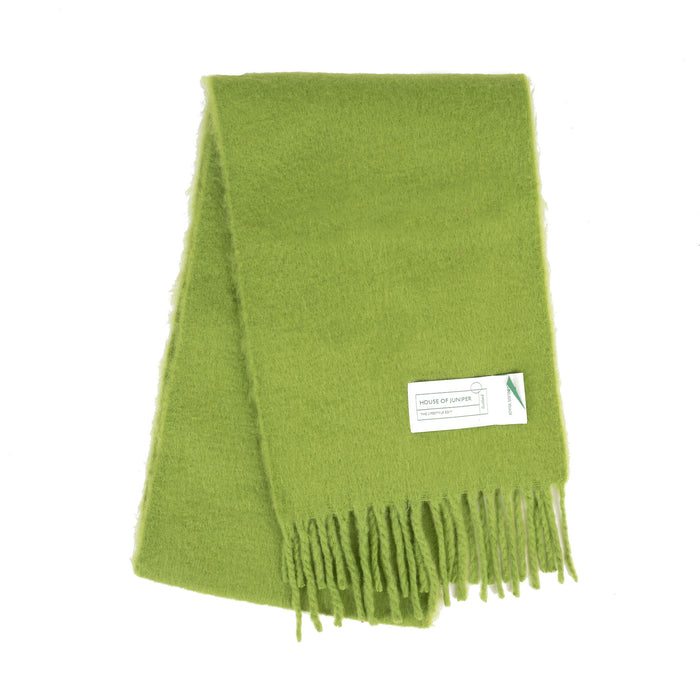 Plain Blanket Scarf Green - Heritage Of Scotland - GREEN