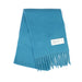 Plain Blanket Scarf Turquoise - Heritage Of Scotland - TURQUOISE