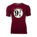 Platform 9 3/4 Applique Unisex Tee Shirt - Heritage Of Scotland - RED