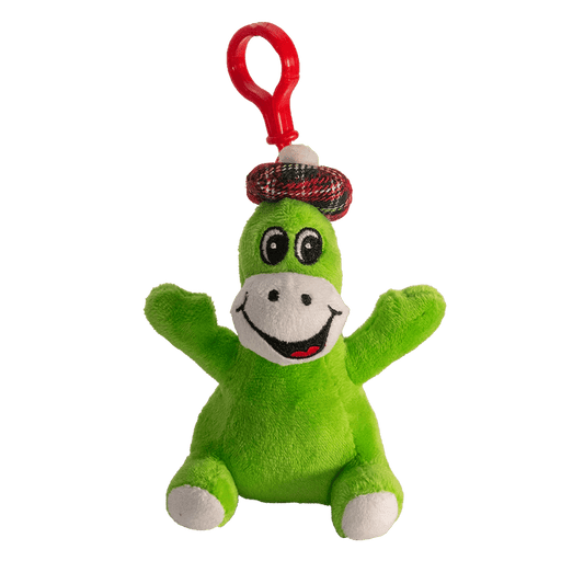 Plush Bag Charm Keyrings – Nessie, Coo or Hairy Haggis (Brown or Cream) - Heritage Of Scotland - Plush Nessie