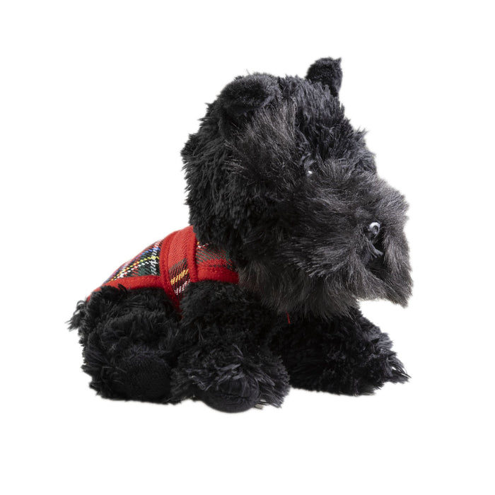 Black dog plush toy best sale