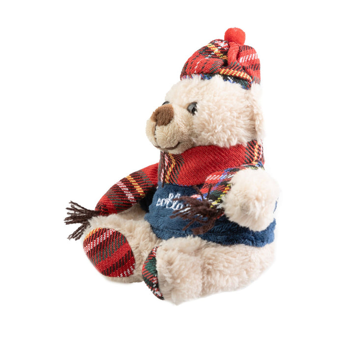 Plush Toy Keyring - Tartan Stewart 10Cm - Heritage Of Scotland - NA