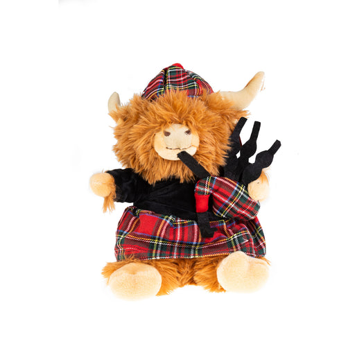 Plush Toy - Piper Cow 25Cm - Heritage Of Scotland - NA