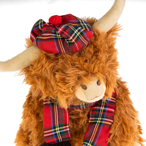 Plush Toy - Tartan Cow 25Cm - Heritage Of Scotland - NA