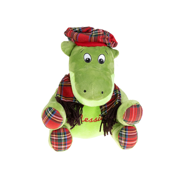 Plush Toy - Tartan Nessie 25Cm - Heritage Of Scotland - NA