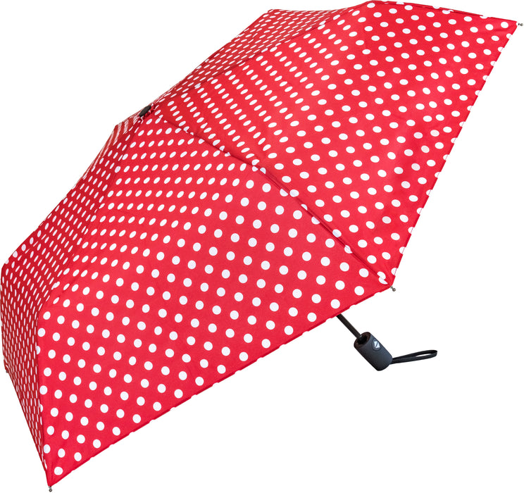 Polka Dot Auto Open & Close Umbrella - Heritage Of Scotland - NA