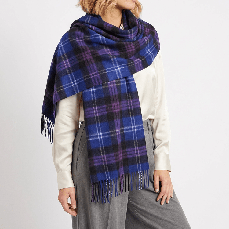 Premium 100% Cashmere Tartan Stole – Heritage of Scotland | Edinburgh Cashmere - Heritage Of Scotland -