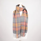 Premium 100% Pure Cashmere Wide Fringed Scarf - BUCHANAN ANTIQUE - Heritage Of Scotland -