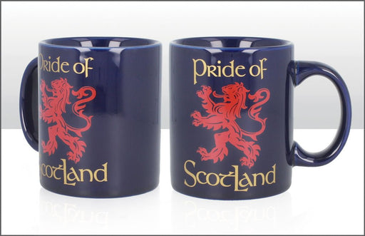 Pride Of Scotland Mug With Blue Glaze - Heritage Of Scotland - NA