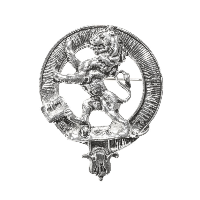 Rampant Lion Clan Badge, Kilt Pin, Lapel Pin, Cufflinks, Keyring/Key Fob & Gift Set — Fine Pewter by Art Pewter — Made in Scotland (Shiny Finish) - Heritage Of Scotland - Badge