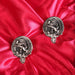 Rampant Lion Clan Badge, Kilt Pin, Lapel Pin, Cufflinks, Keyring/Key Fob & Gift Set — Fine Pewter by Art Pewter — Made in Scotland (Shiny Finish) - Heritage Of Scotland - Cufflinks