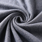 Recycled Wool Herringbone Blanket with Fringe - Soft Warm Throw - DENIM - Heritage Of Scotland -