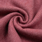 Recycled Wool Herringbone Blanket with Fringe - Soft Warm Throw - EMINENCE - Heritage Of Scotland -