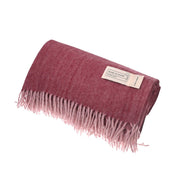 Recycled Wool Herringbone Blanket with Fringe – Soft Warm Throw - Heritage Of Scotland - Eminence