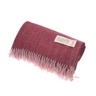Recycled Wool Herringbone Blanket with Fringe - Soft Warm Throw - EMINENCE - Heritage Of Scotland -