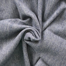 Recycled Wool Herringbone Knee Blanket – Pastel Fringed Throw - DENIM - Heritage Of Scotland -