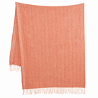 Recycled Wool Herringbone Knee Blanket – Pastel Fringed Throw - SPICE - Heritage Of Scotland -
