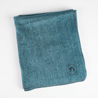 Recycled Wool Herringbone Pet Blanket – 150cm x 90cm - TURQUOISE - Heritage Of Scotland -