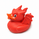 Red Welsh Dragon Rubber Duck - Bath Toy or Gift - Heritage Of Scotland - 