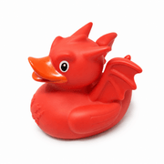 Red Welsh Dragon Rubber Duck - Bath Toy or Gift - Heritage Of Scotland - 