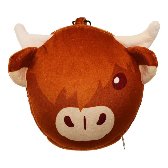 Relaxeazzz Highland Coo Pillow Eye Mask - Heritage Of Scotland - NA