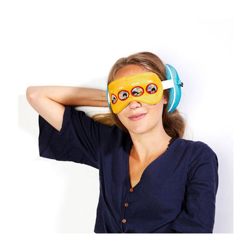 Relaxeazzz Yellow Sub Pillow Eye Mask - Heritage Of Scotland - NA