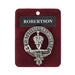 Robertson Clan Badge, Kilt Pin, Lapel Pin, Cufflinks, Keyring/Key Fob & Gift Set — Fine Pewter by Art Pewter — Made in Scotland (Shiny Finish) - Heritage Of Scotland - Badge