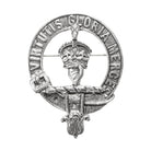 Robertson Clan Badge, Kilt Pin, Lapel Pin, Cufflinks, Keyring/Key Fob & Gift Set — Fine Pewter by Art Pewter — Made in Scotland (Shiny Finish) - Heritage Of Scotland - Badge