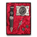 Rose Clan Badge, Kilt Pin, Lapel Pin, Cufflinks, Keyring/Key Fob & Gift Set — Fine Pewter by Art Pewter — Made in Scotland (Shiny Finish) - Heritage Of Scotland - Gift Set