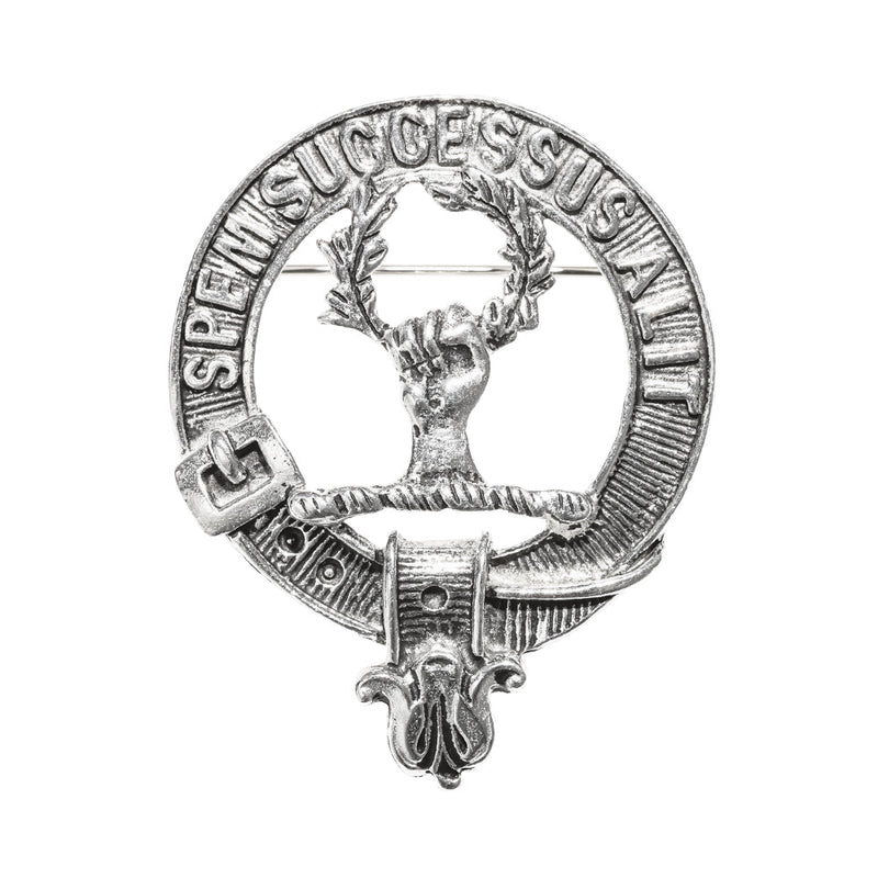 Ross Clan Badge, Kilt Pin, Lapel Pin, Cufflinks, Keyring/Key Fob & Gift Set — Fine Pewter by Art Pewter — Made in Scotland (Shiny Finish) - Heritage Of Scotland - Badge