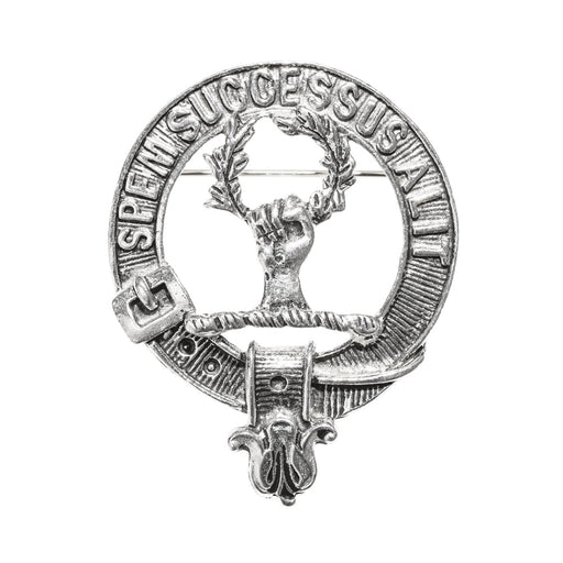 Ross Clan Badge, Kilt Pin, Lapel Pin, Cufflinks, Keyring/Key Fob & Gift Set — Fine Pewter by Art Pewter — Made in Scotland (Shiny Finish) - Heritage Of Scotland - Badge