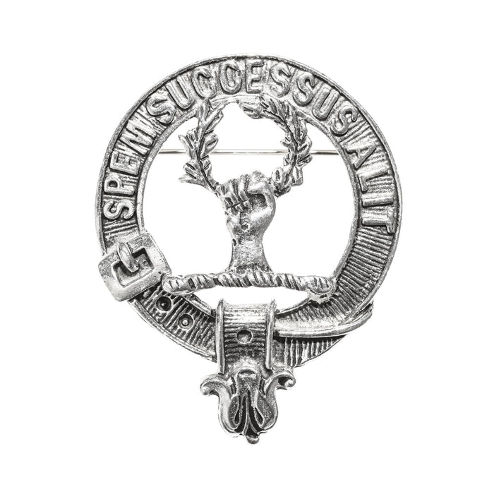Ross Clan Badge, Kilt Pin, Lapel Pin, Cufflinks, Keyring/Key Fob & Gift Set — Fine Pewter by Art Pewter — Made in Scotland (Shiny Finish) - Heritage Of Scotland - Badge