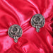 Ross Clan Badge, Kilt Pin, Lapel Pin, Cufflinks, Keyring/Key Fob & Gift Set — Fine Pewter by Art Pewter — Made in Scotland (Shiny Finish) - Heritage Of Scotland - Cufflinks