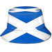 Saltire Bucket Hat – 100% Cotton Scottish Festival Hat - Heritage Of Scotland - Saltire
