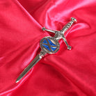 Saltire Clan Badge, Kilt Pin, Lapel Pin, Cufflinks, Keyring/Key Fob & Gift Set — Fine Pewter by Art Pewter — Made in Scotland (Shiny Finish) - Heritage Of Scotland - Kilt Pin