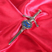 Saltire Clan Badge, Kilt Pin, Lapel Pin, Cufflinks, Keyring/Key Fob & Gift Set — Fine Pewter by Art Pewter — Made in Scotland (Shiny Finish) - Heritage Of Scotland - Kilt Pin